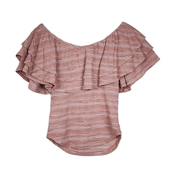 NWT Free People Heirloom Ruffle Blouse - Picture 2 of 10